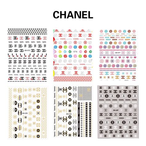 chanel nail stickers marie.